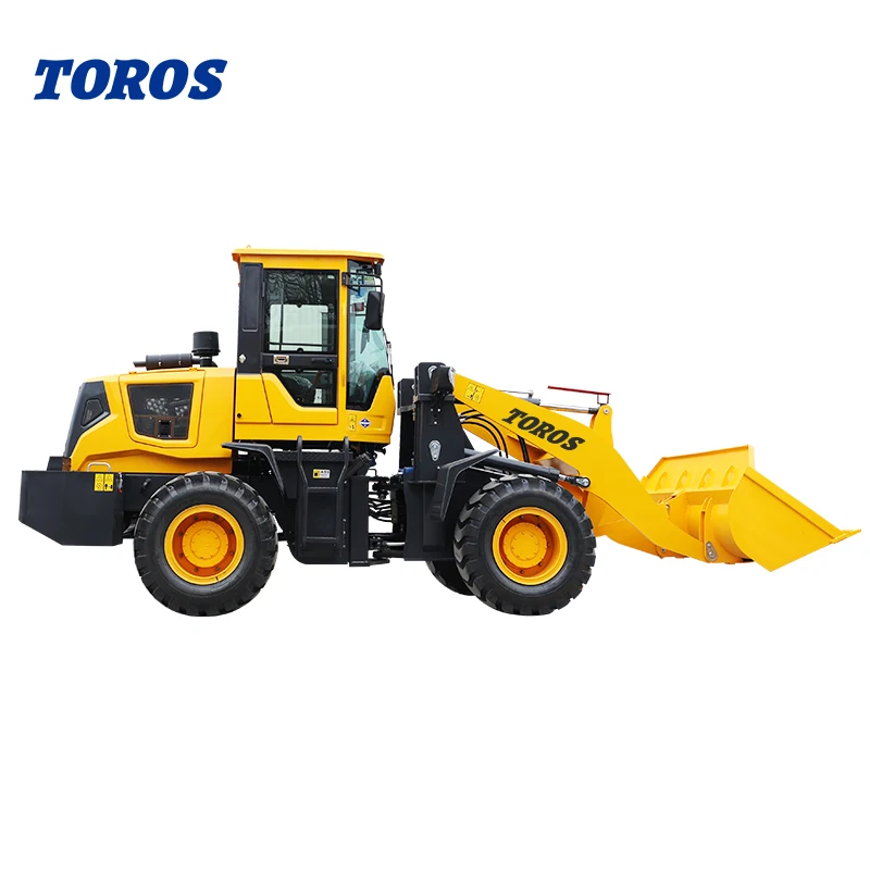 Hydraulic Mini Wheel Loader With Euro Quick 1 Ton 2 Ton 3 4 5 4 Wheel Front End Loader Buckets