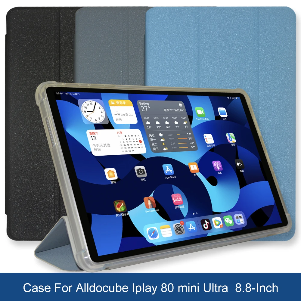 Premium Flip Book Cover with TPU Soft Back
