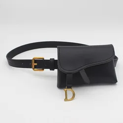 Women's PU Leather Waist Bag - Stylish Fanny Pack & Belt Pouch (Bag with belt)