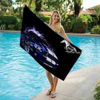Ford Mustang Beach Towel Robe Christmas Towels Bathroom Large Bath Towels Bathrobe Girl Spa Size Bathing Adults Anime Home 2