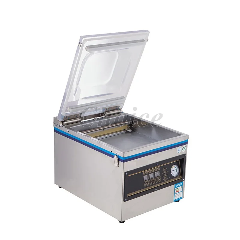 Commercial Electric 220V 32CM*2 Sealing Length Vacuum Packaging Machine with 2L Vacuum Pump and Stainless Steel Material factory high quality pe material soccer agility training flat top mark cone with hole 32cm marker cone