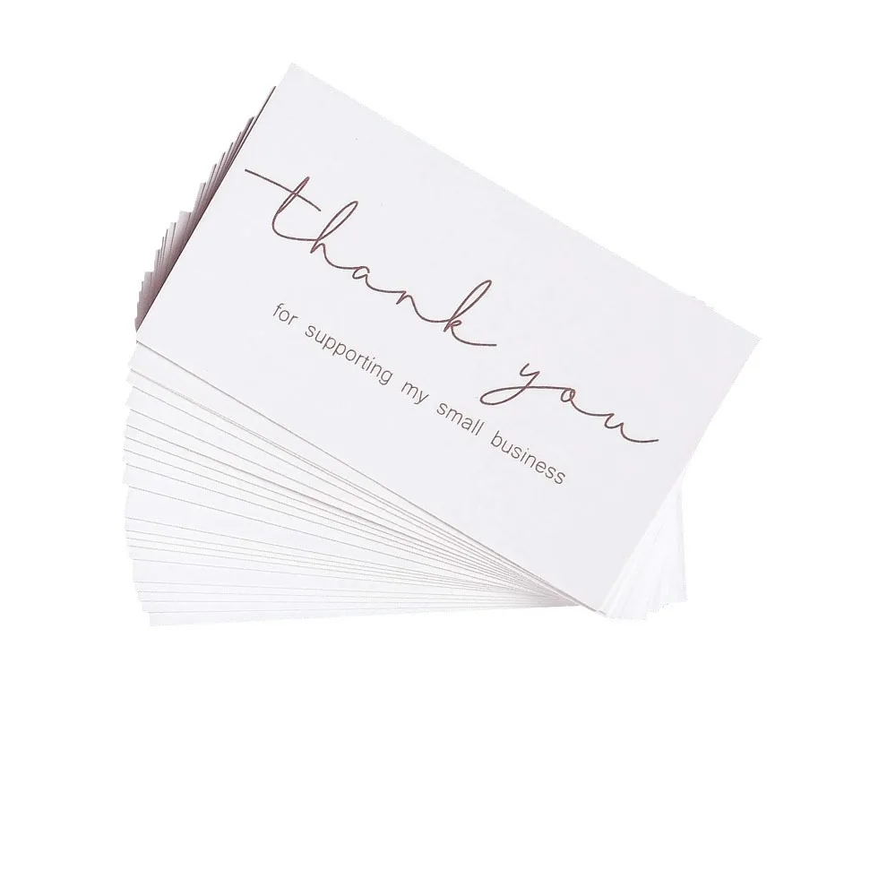 Greeting Cards Thank You Cards Wedding Favor Tags 50pcs White Thank You Cards Gifts Wrapping Tags Party Decorations Wedding Favors Birthday Cards Friends Family