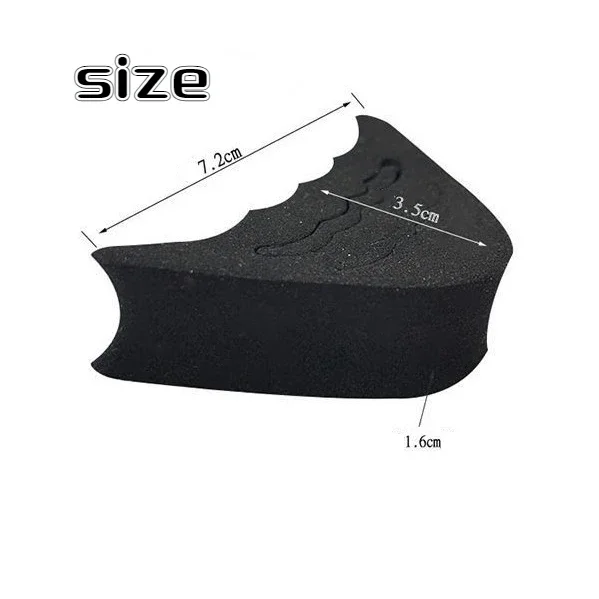 Toe Pads Forefoot Pads Forefoot Cushion 4Pcs Sponge Forefoot Insert Pads Women Gril's High Heel Shoe Big Shoes Size Adjust Toe Front Cushion Pain Relief Protector