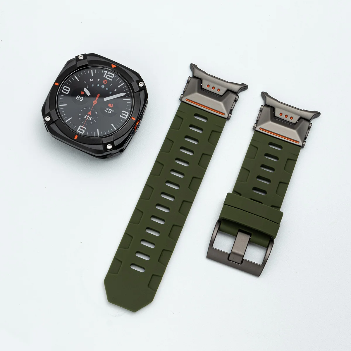 ตัวเลือกสินค้า สายซิลิโคนสุดหรูสำหรับ Samsung Galaxy Watch Ultra 2025