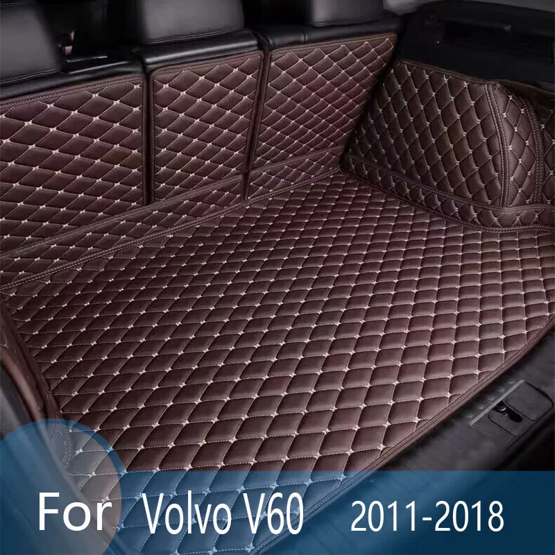 

Car trunk mat for Volvo V60 2011 2012 2013 2014 2015 2016 2017 2018 Cargo Liner Carpet Interior Parts Accessories Cover