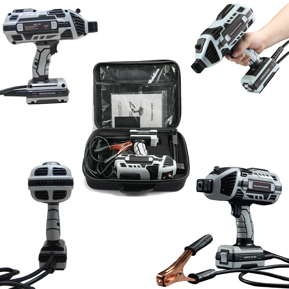 4600W 110V/220V&plusmn;15% Handheld Arc Welder Home Electric Welder Fully Automatic Smart With Toolbox/Welding Mask/Steel Brush