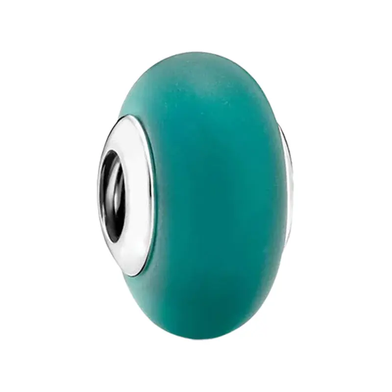 

Бусина-Шарм из муранского стекла для женщин, из серебра 925 пробы