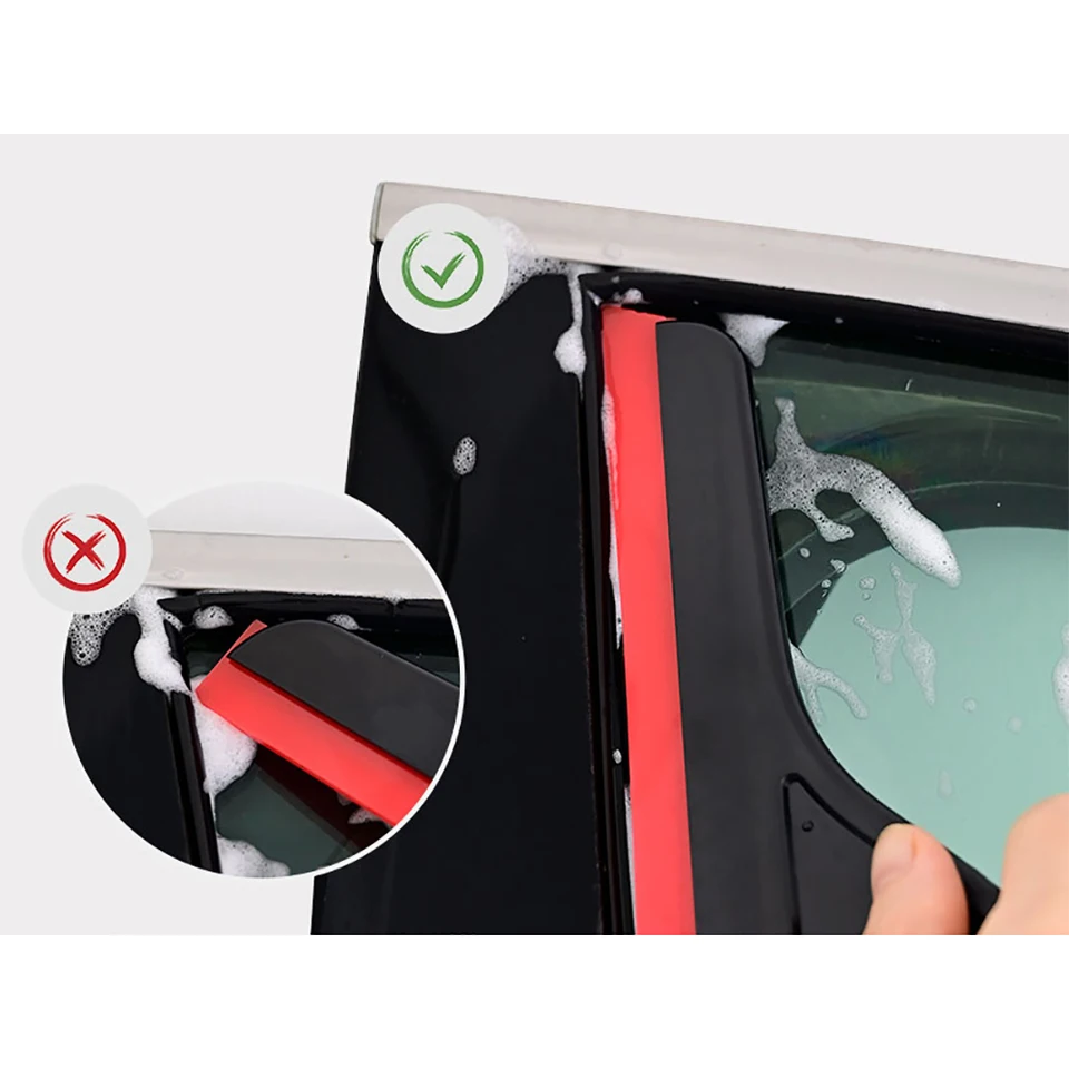 TESNN Raclette à Vitres Multifonction En Silicone Pour Salle De Bain