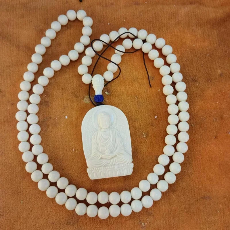 

Ivory Nut 0.8*108 Bracelet Necklace with Tag