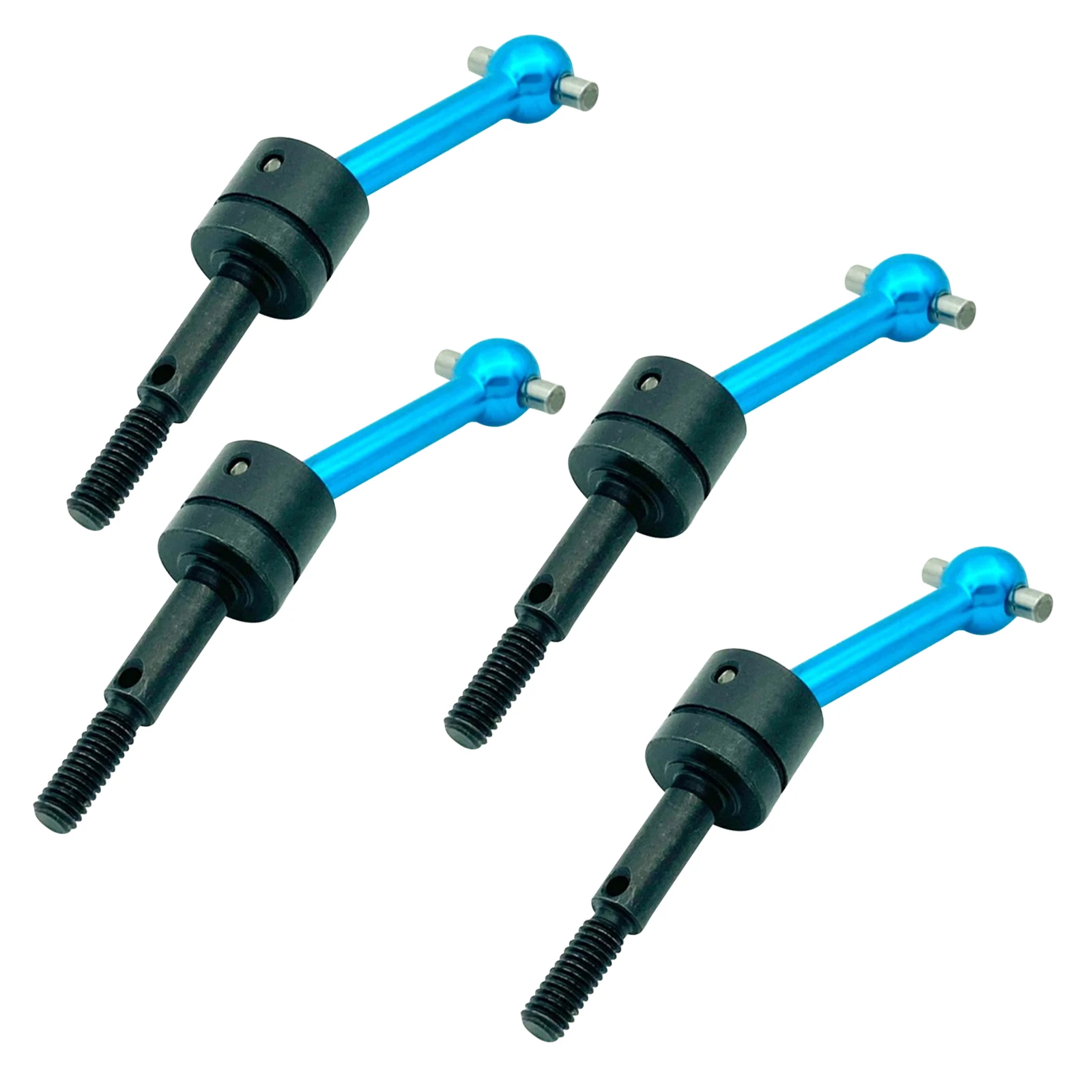 

4Pcs 69mm Replacement Aluminum Alloy Dog Bone CVD Drive Shaft Set For Tamiya TT-01 TT-02 On-Road 1/10 RC Car Accessories