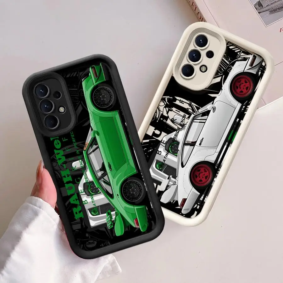 Soft Cover Phone Case with Japan JDM Sports Design