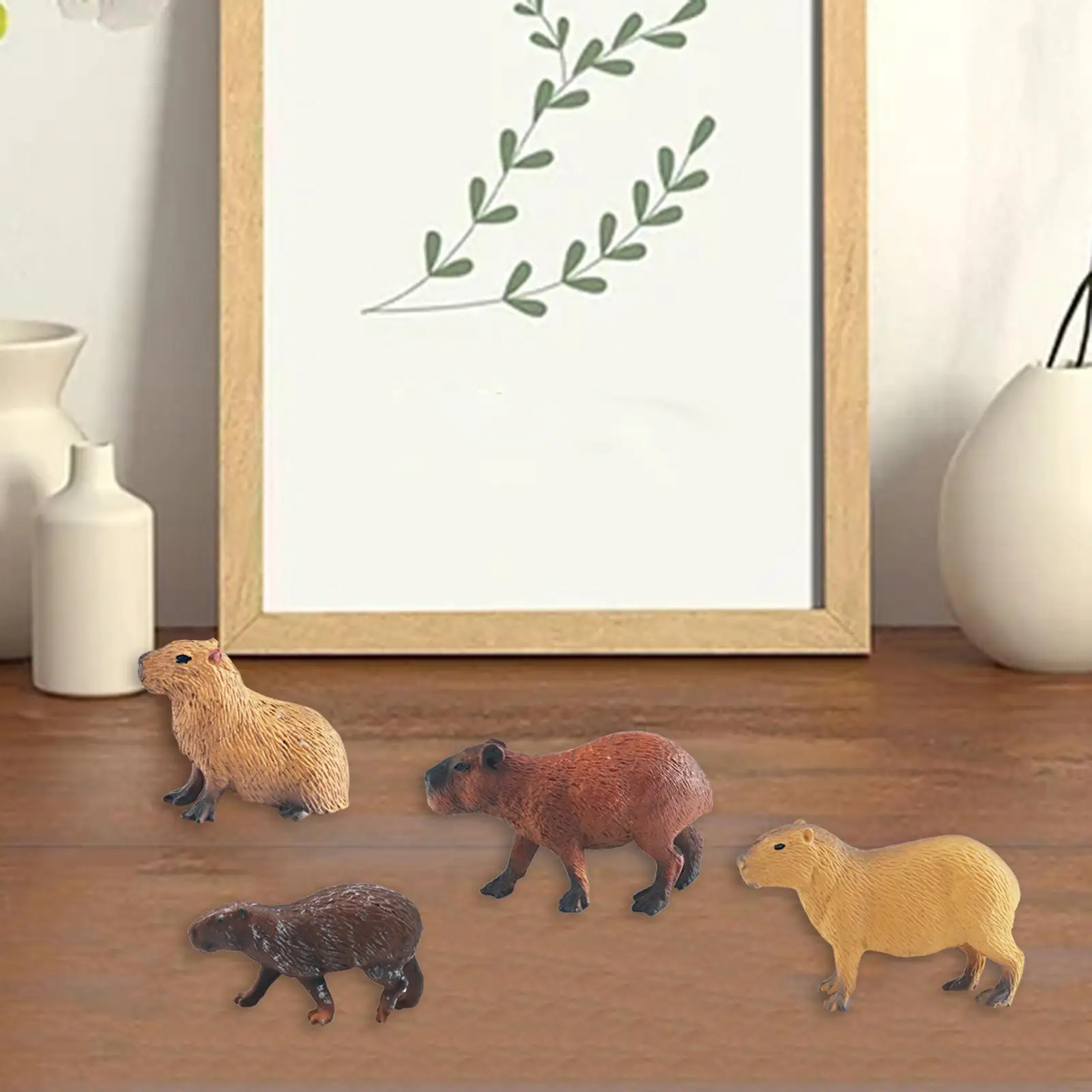 Capybara Statue Mini Capybaras Figure Simulation Capybara Model Toy