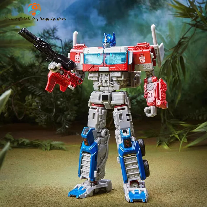 

Hasbro 14cm Transformers Anime Figurine Optimus Prime Convoy Bumblebee Wheeljack Ramhorn Action Figure Birthday Christmas Gift