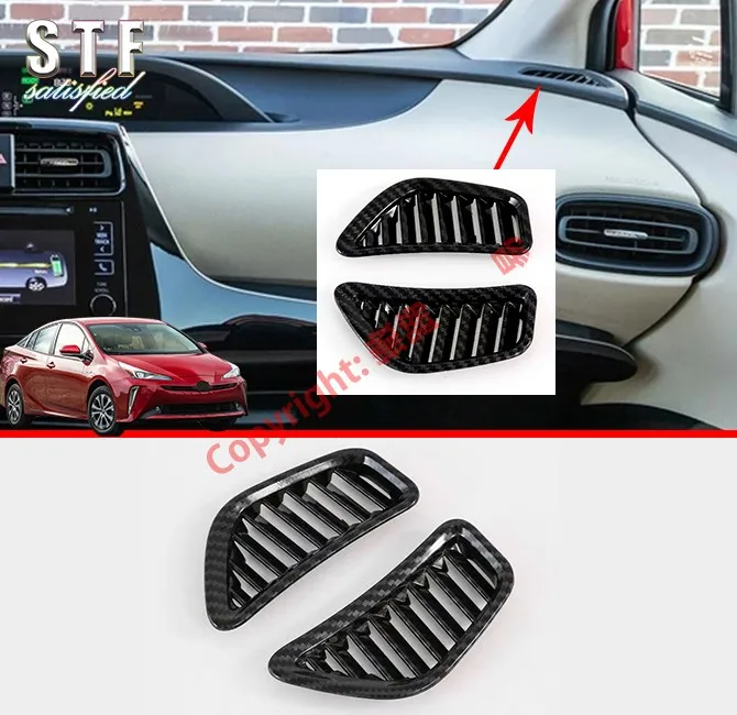 

Interior Upper Air-Condition Vent Outlet Cover Trim For Toyota Prius 2018 2019 2020 Car Accessories Stickers W4