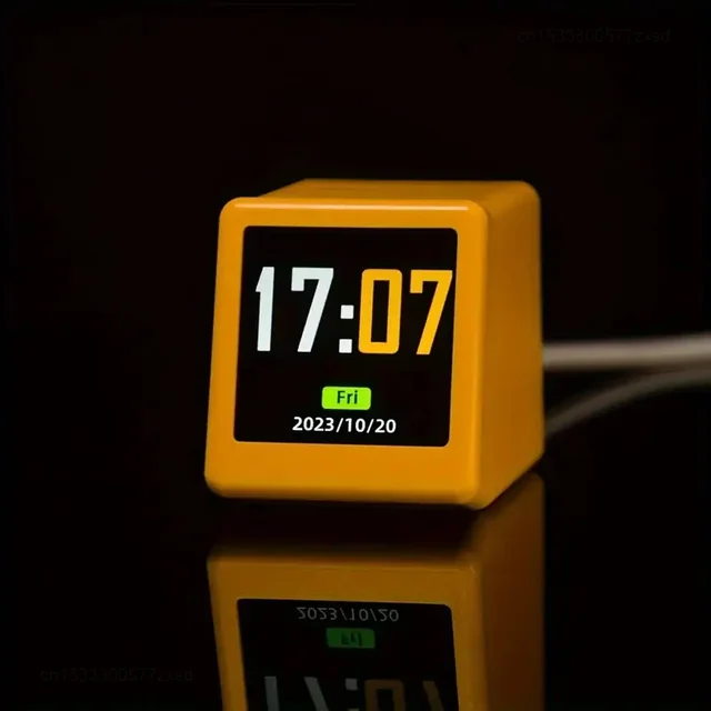 Small Portable Smart Wifi Weather Station Display Weather Temperature Humidity Time Alarm Clock Hone Desktop Decoration 3