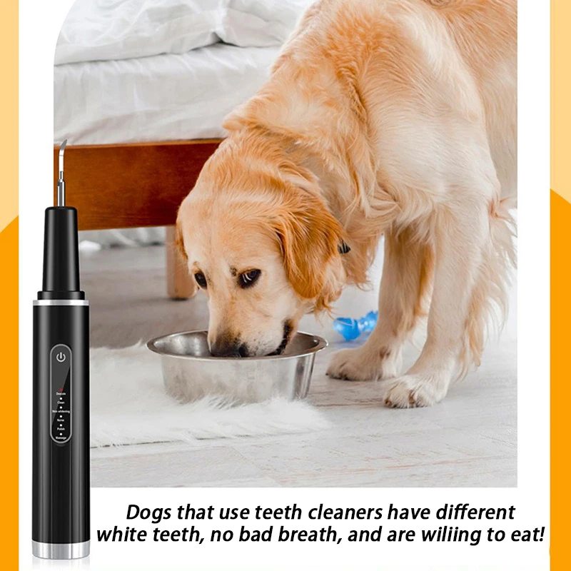 Pet Grooming Tools Ultrasonic Electric Dog Dental Calculus Remover Set Cleaning Dog Teeth Dental Tartar Removal Pet Cleaner Care Tool Professional
