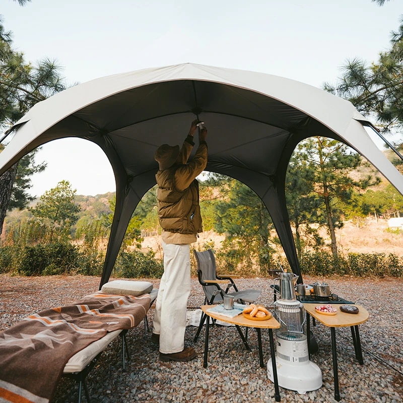 Naturehike-屋外キャンプシェルター,ドーム型テント,広い日焼け
