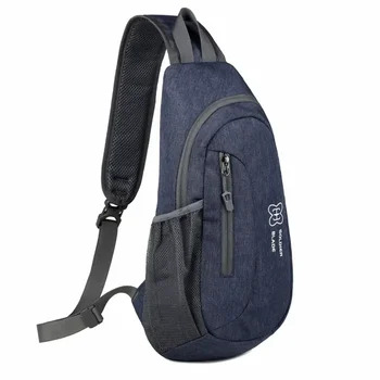 Borsa da petto Borsa a tracolla da esterno per uomo e donna Zaino moda casual Arrampicata Fitness Trekking Confezione portaoggetti per bottiglie con una spalla