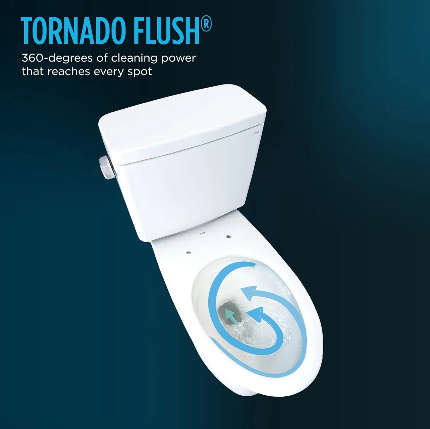 Drake Two-Piece Elongated 1.6 GPF TORNADO FLUSH Toilet with CEFIONTECT, Cotton White - CST776CSG#01 4