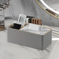 Tissue Box, Living Room Paper Drawer, Desktop Multifunctional Remote Control Storage Box 1