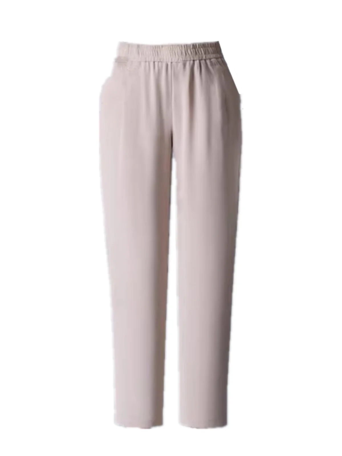 Ice Silk Cotton Linen Harem Pants Women's Summer Thin High Waist ular Sle Casual Dad Pants Nine Points Harlan Trousers