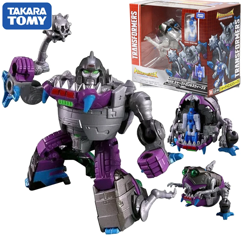 

Transformers TAKARA TOMY Titan Returns LG44 LG-44 Shark Essence Plague Head Genuine Boxed Toy Gift Collection