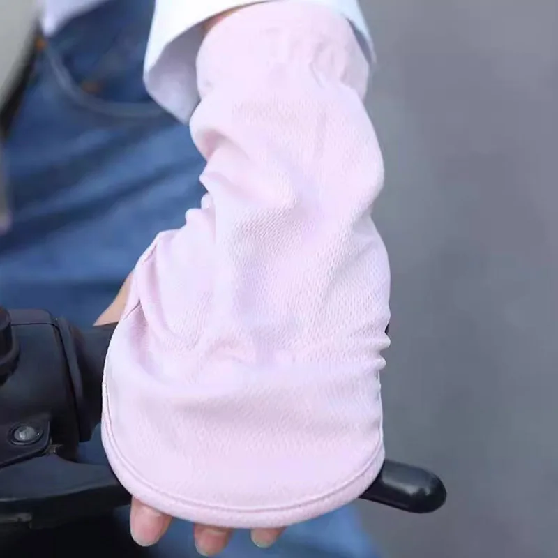 Summer UV Protection Sunscreen Gloves Breathable Thin Women Men Gloves Outdoor Sports Cycling Sleeve Glove