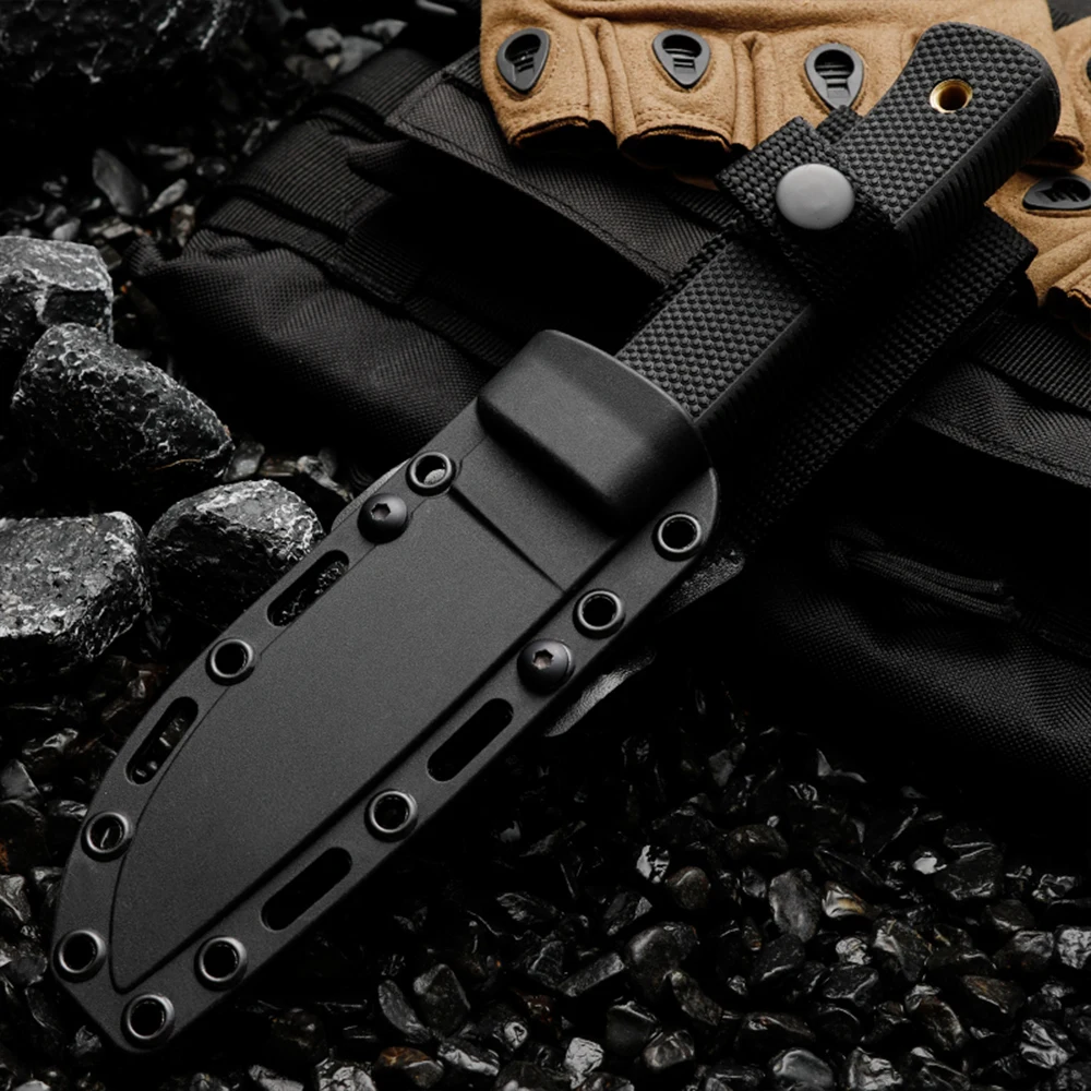 HUANG FU High quality fixed blades, outdoor straight knives, wilderness survival knives, men's tactical knives