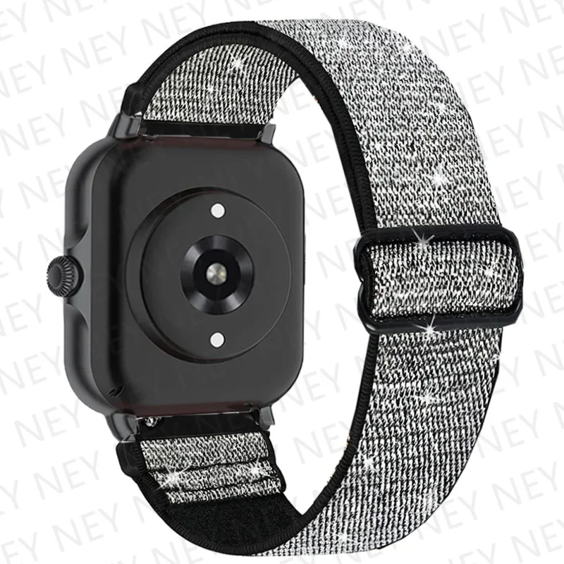 Bohemian Pride Shiny Elastic Strap Bracelet, Universal Fit 20mm/22mm Bands