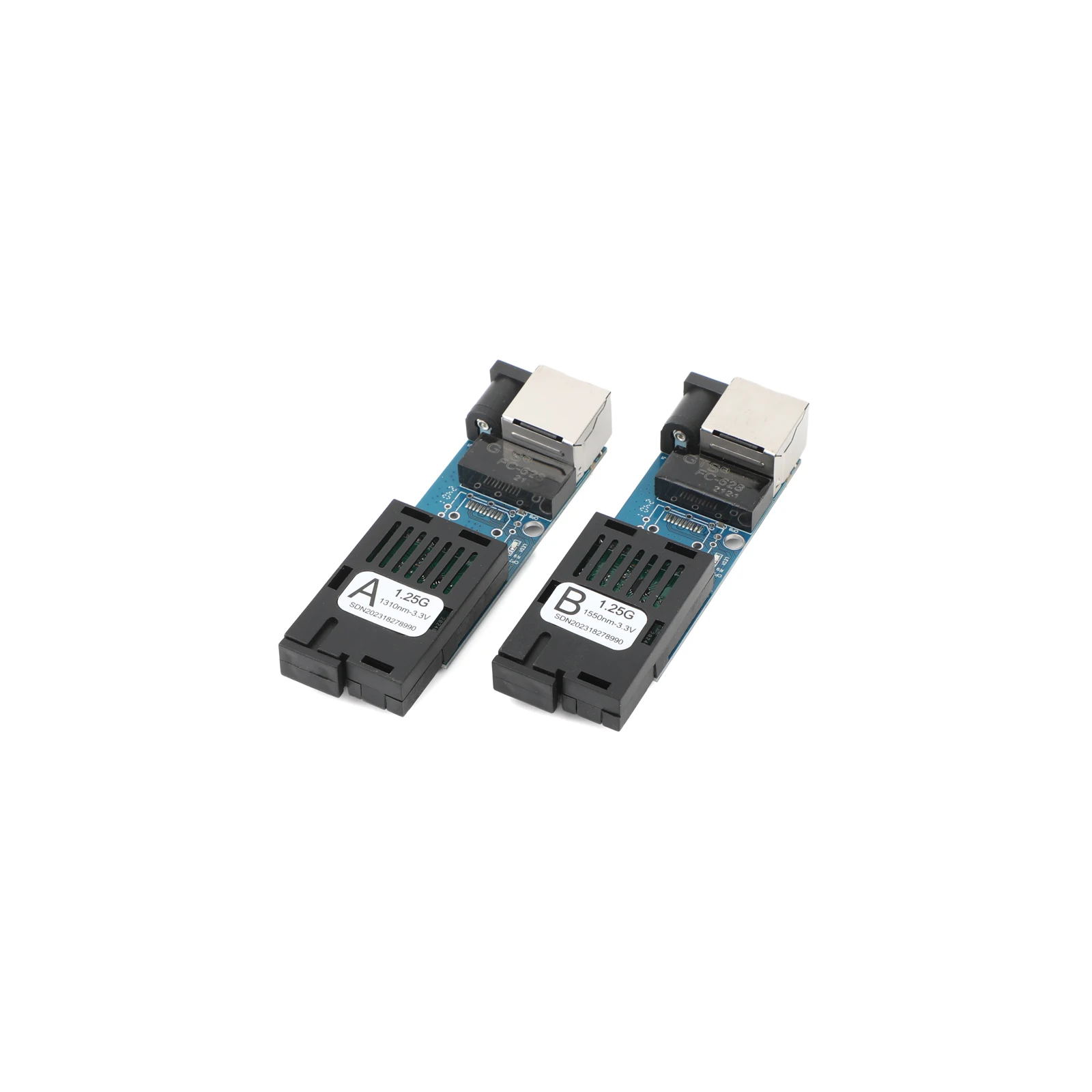 Fiber Optical Media Converter Mini Gigabit 10/100/1000Mbps Single Mode 3Km UPC/APC SC-Port