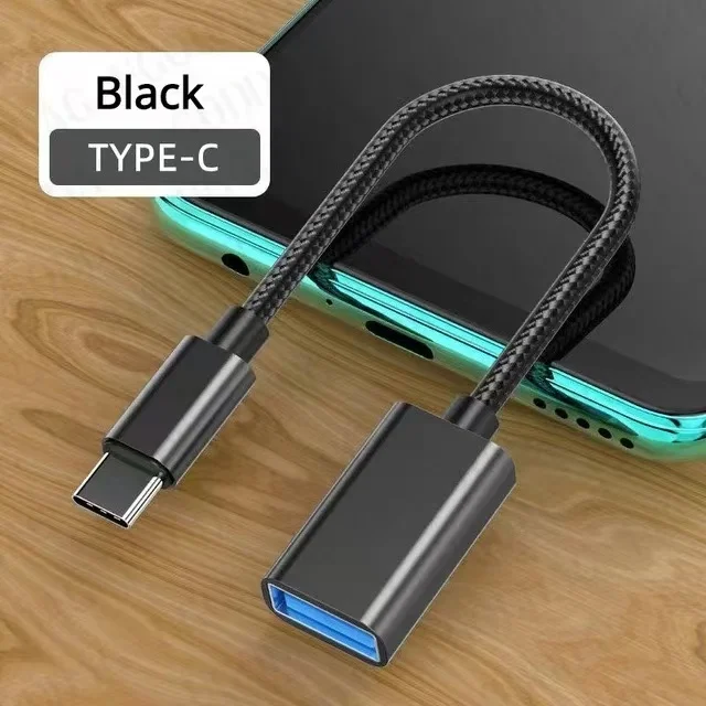 USB-C To USB OTG Adapter Cable USB Type C Male to USB Female Cable Adapter OTG Cable Converter For Xiaomi Samsung MacBook Pro