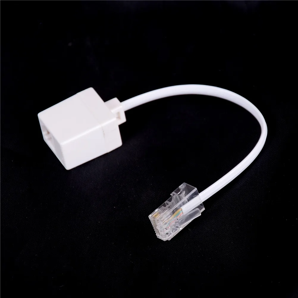 RJ11 RJ45 Adapter Cable RJ11 6P4C Female To Ethernet RJ45 8P8C Male F/M Adapter Converter Cable Phone