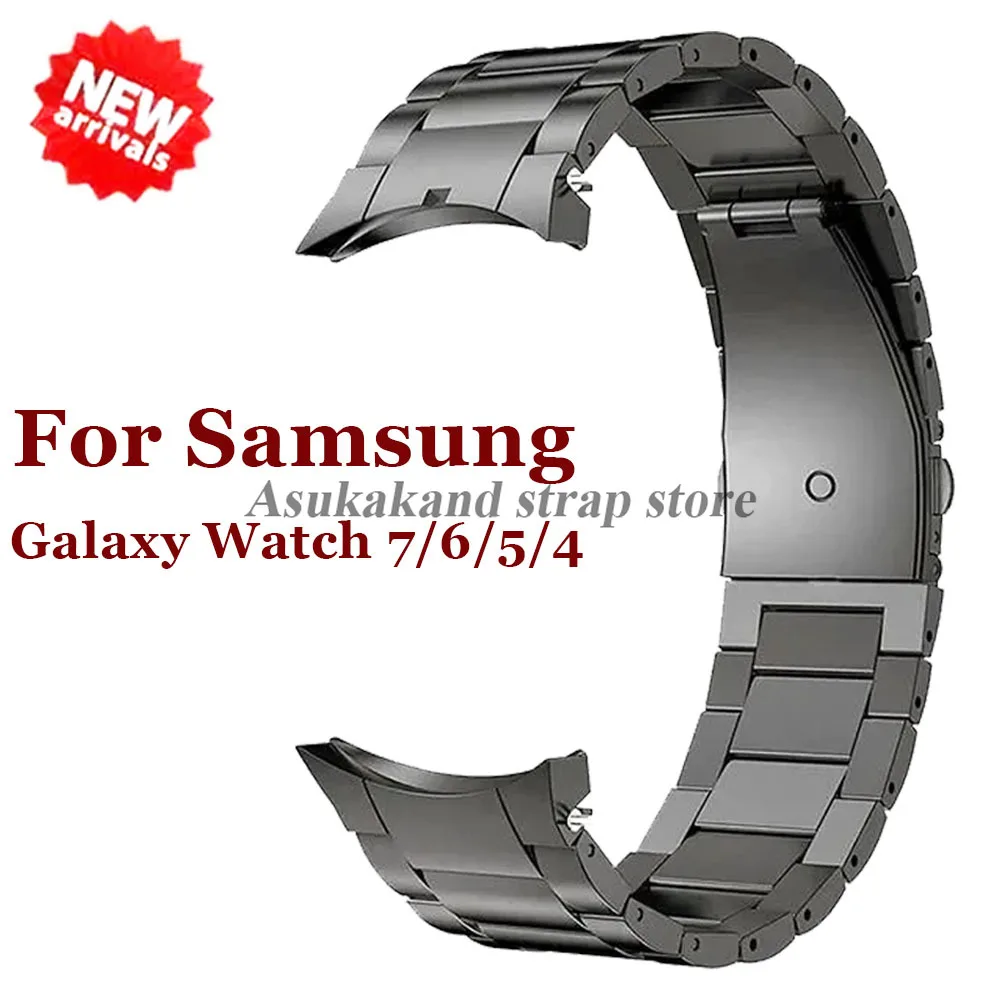 Premium Titanium Metal Watch Strap - Sleek and Durable Design Bracelet