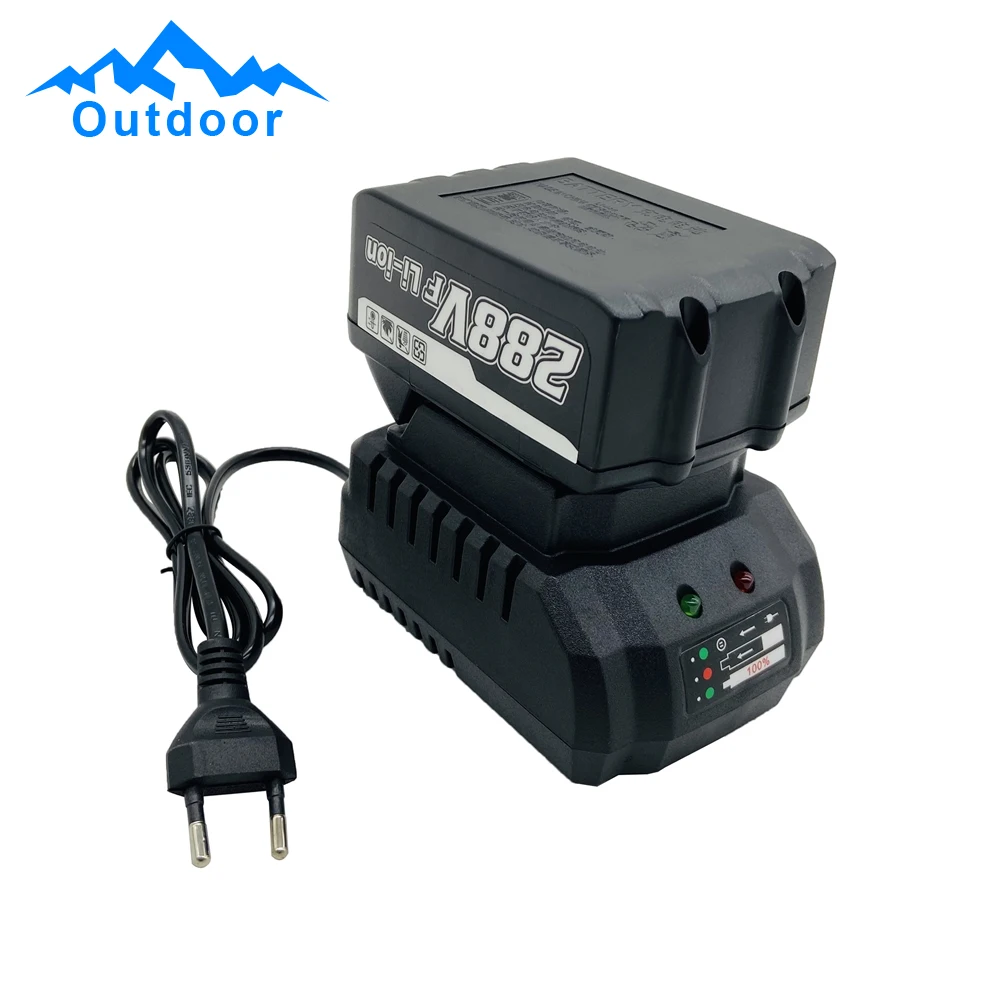 High-Efficiency Portable Lithium Battery Quick Charger with Multi-Region Plug Options