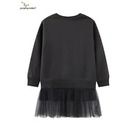 Mädchen Sweatshirt Kleid mit Tüllrock – Bild 2