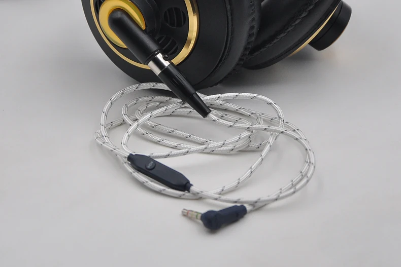 Nylon Audio Cable For AKG K550 K553 K240 K271 K141 K171 K702 K712 - Foto 3