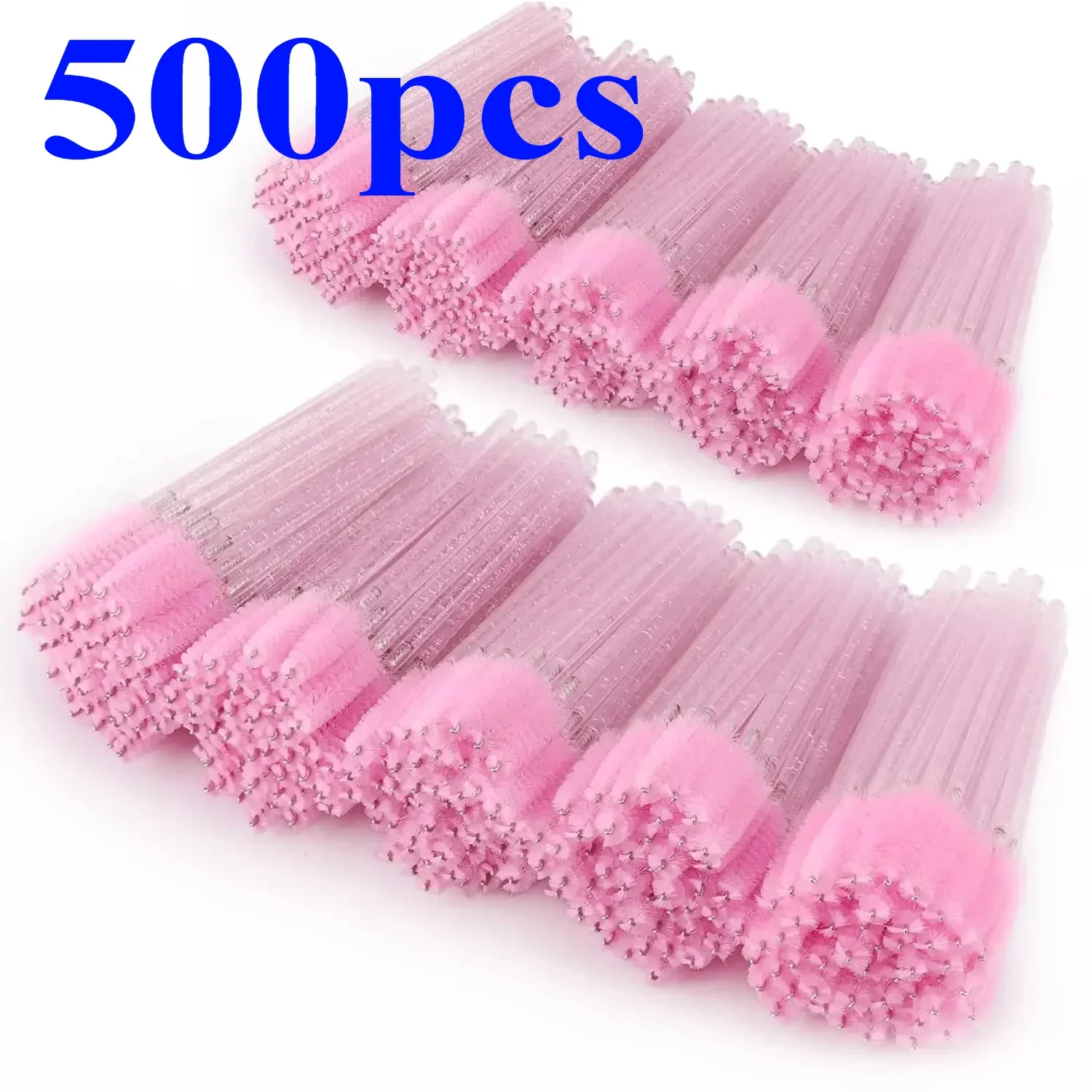 Spoolies for Eyebrow Beauty Tools Eye Lash Extension Colorful Disposable Mascara Wands Eyelash Brush 100/500/1000pcs