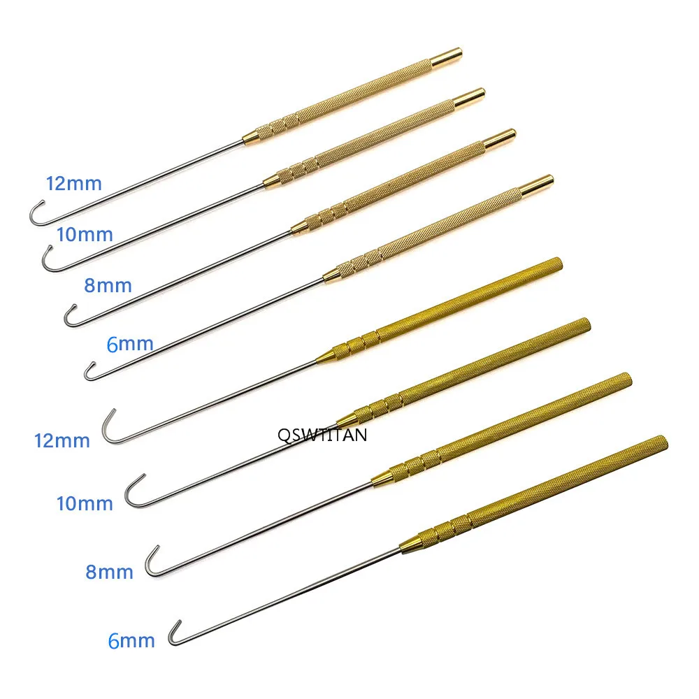 Veterinary surgical instruments animal ovaries removal hook vet snook ovariectomy hook pet uterine small animal surgery tools 180mm long