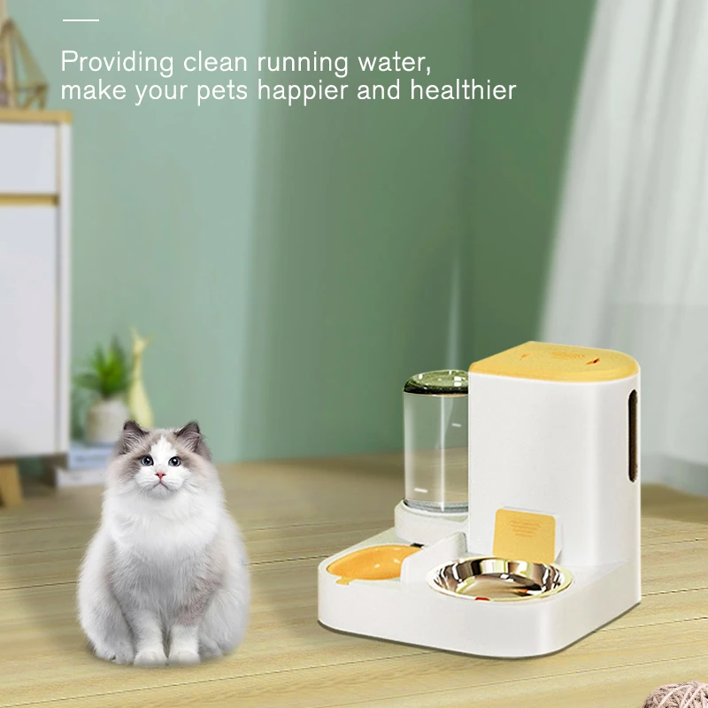 

Pet Water Dispenser Large Capacity Dry and Wet Separation Automatic Feeder Removable and Washable Water Dispenser for Pets
