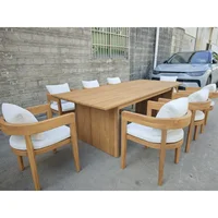 Hotel Modern Aluminum Outdoor Furniture Villa Garden Sofa Set Durable Patio Furniture Set Resort Luxury  Outdoor Garden Use 3