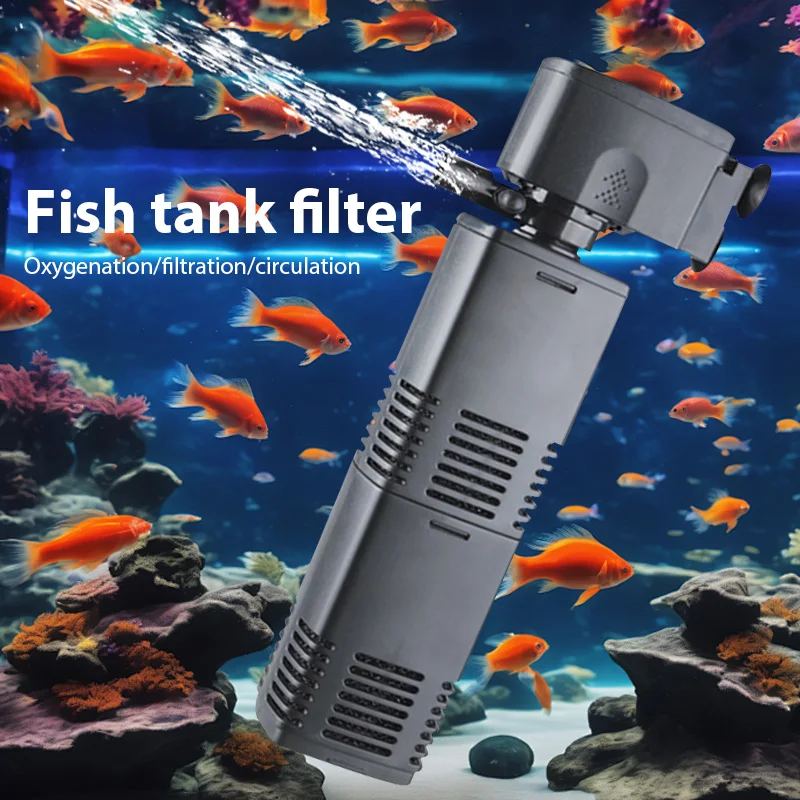 2000/3000F Aquarium Filter Pump Fish Tank Submersible Silent Air Oxygen Aerator Water Change Pump Aquarium Air Pump 220-240V