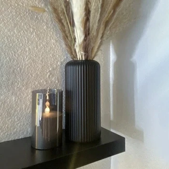 Striped Decorative Flower Vase 6