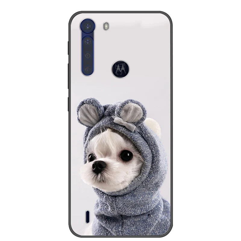Fashionable Cool Soft Silicone Cover for Motorola One Fusion+ Phone