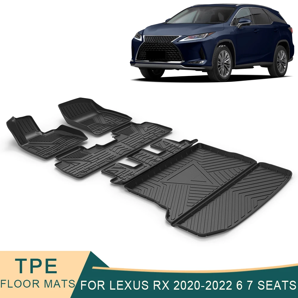 For Lexus Rx Al20 20202022 6 7 Seats Car Floor Mats Allweather Tpe