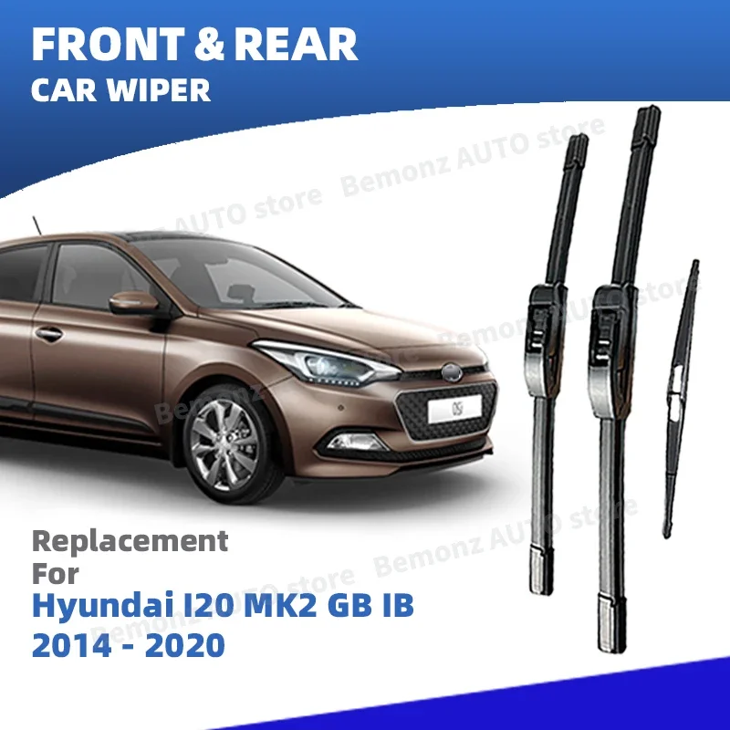 Premium Front & Rear Windshield Wiper Blades - Enhanced Windscreen Accessories