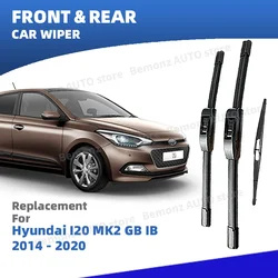 Premium Front & Rear Windshield Wiper Blades - Enhanced Windscreen Accessories - GB IB 2014 - 2020 (Front Rear pack of 3)