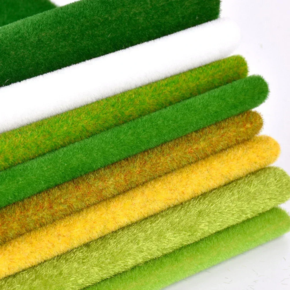 Artificial Lawns Grass Mat Landscape Grass Mat For Miniature Model Train Architectural Layout Lawns Fake Turf Decor Garden