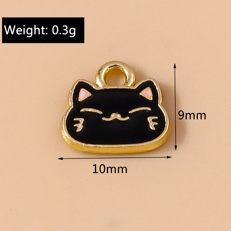 Duarte 20 Stück/Set Niedliche Tier-Anhänger, Emaille-Hundepfotenabdruck-Charms für Schmuckherstellung, Ohrringe, Halsketten, DIY-Bastelgeschenke – Detail 11