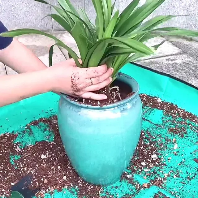 1pcs Planting Mat 50cm-100cm Gardening Potting Pad Foldable Garden Plant Flower Pot Transplanting Waterproof Mats 5
