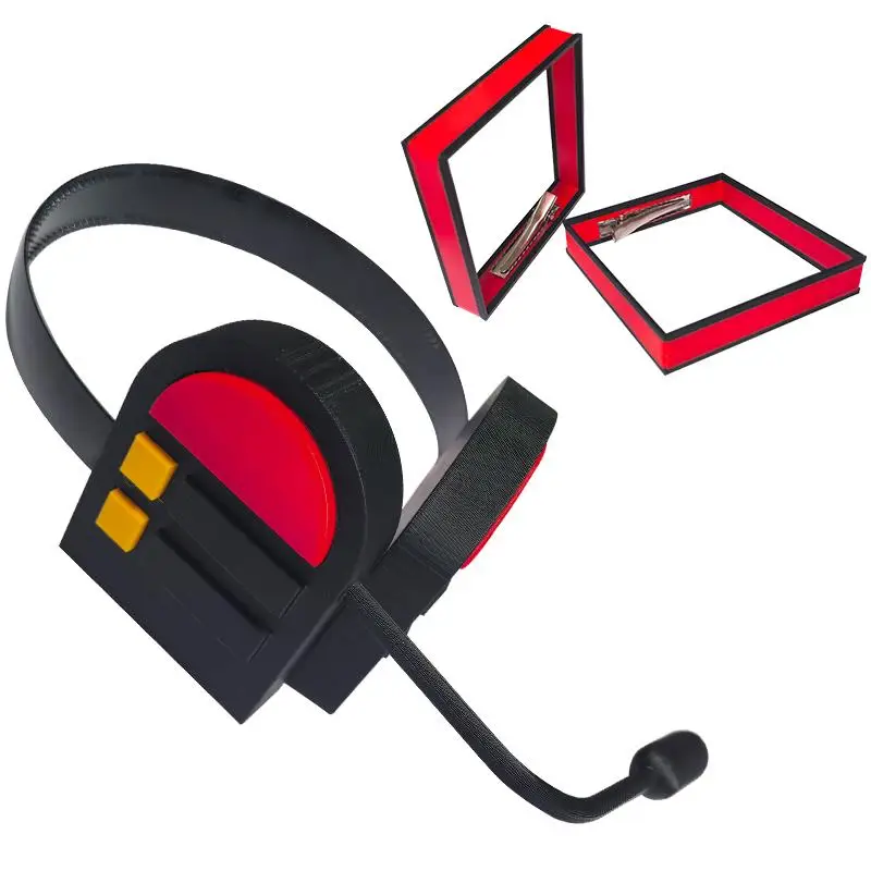 MoeFsy Initial Miku Cosplay Props 3D Printed Earphones Headwear Anime Character Accory in Sto Cosplay Accories